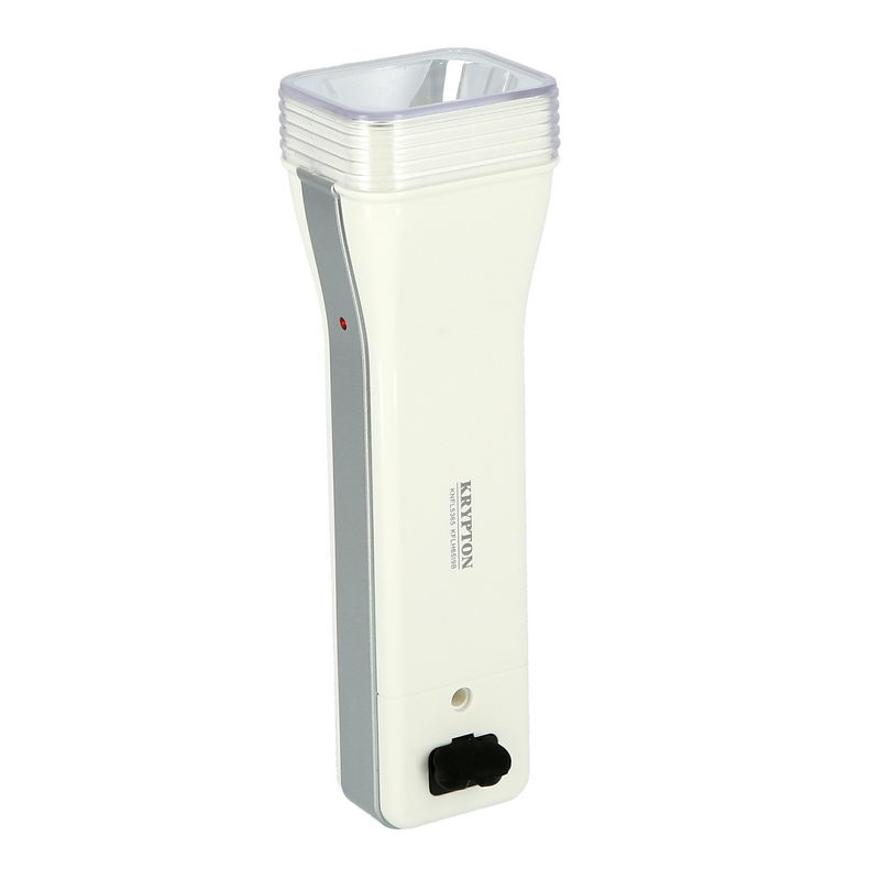 Rechargeable LED Flashlight with Solar Panel - High Power Flashlight Super Bright Torch Light - Built-in 3.7V 1200mAh Battery - 10 Hour Working - Powerful Torch for Camping Hiking Trekking Outdoor