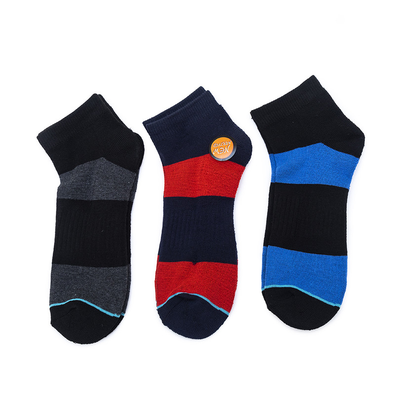 Younglife 3Pair Non-skid Ankle Socks Assorted colour 