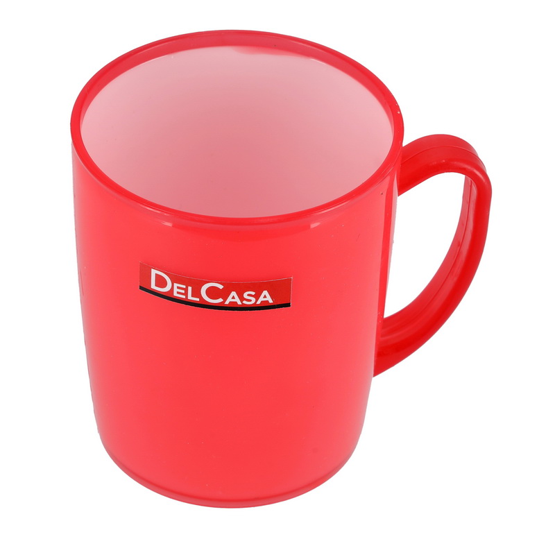 Delcasa DC1118 150ml Plastic Mug - Large Coffee & Tea Mug, Traditional Extra Large Tea Mug, Thick Wall Small Portable Mug | Ideal for Hot & Cold Drinks