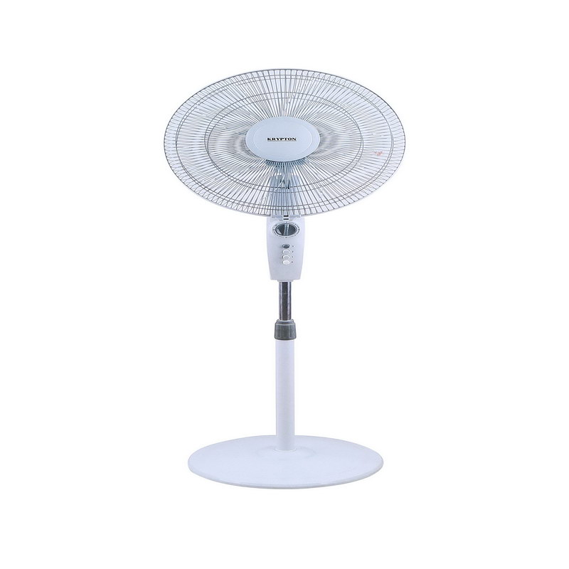 16" Oscillating Stand Fan | 3 Speeds | Floor Standing | Height Adjustable | 16 Inch Tilting Head | Electric 60W | Floor Standing Fan | Cooling for Summer in Home/Office