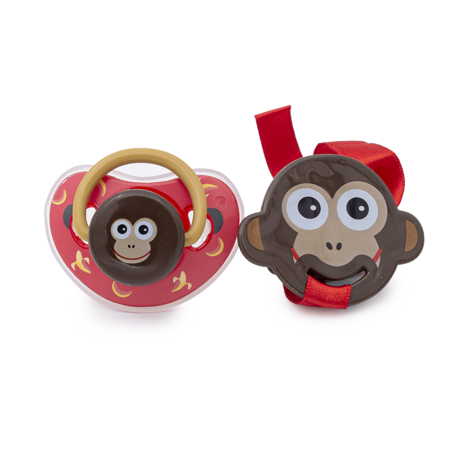 Baby Plus Baby 2Pcs Pack Soother With Holder  (0 Months) 