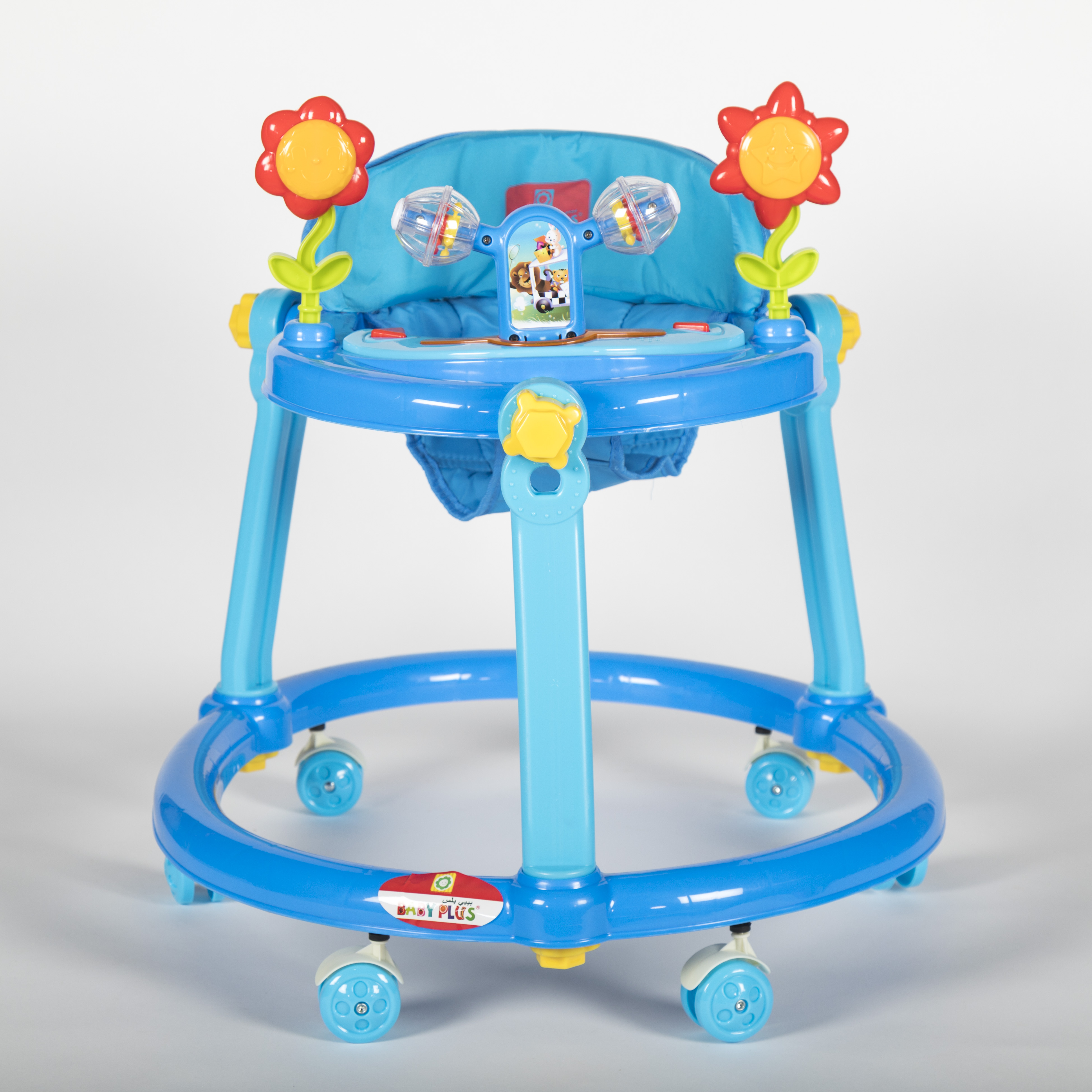Baby Plus Baby Walker With Music  Blue 