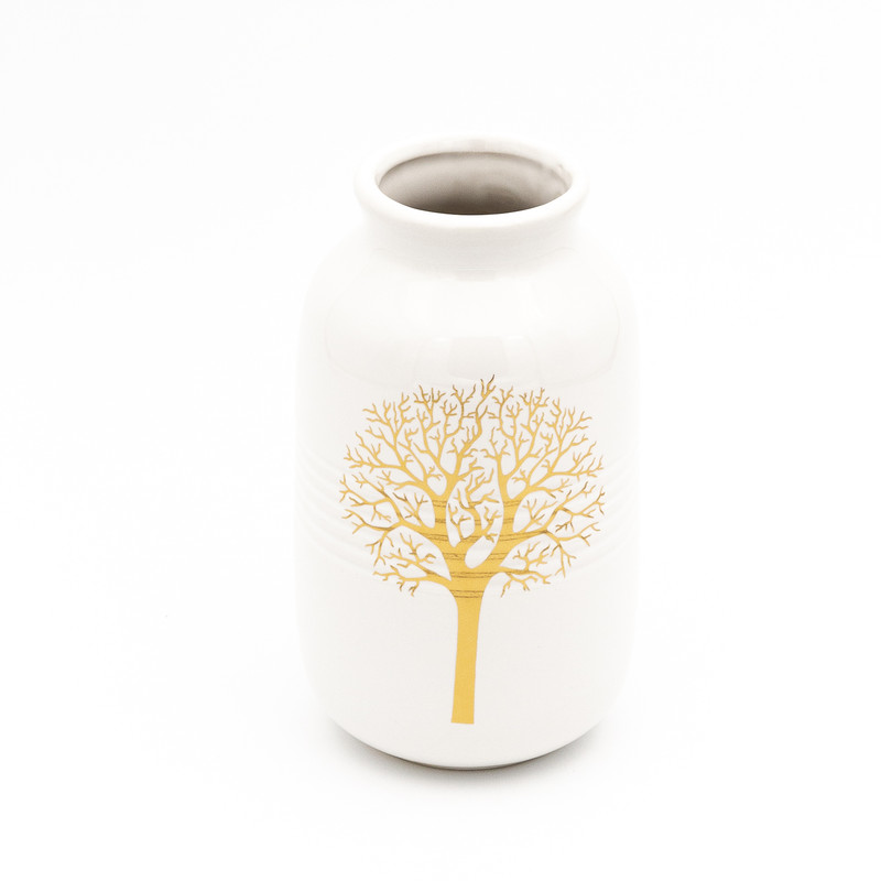 DAY N DAY Flower  ceramic vase   can accent your home or office for the right decor with or without floral or greenery additions 