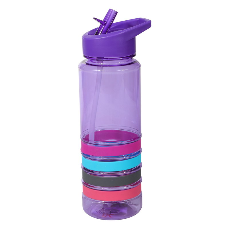650ML Water Bottle - Portable Cap - Lead Free Water Bottle, Travel Flask | Air Tight & Leak Proof | Dishwasher Safe | Leak-Proof Lids | Ideal for Indoor & Outdoor