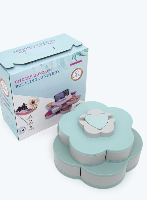 DAY N DAY  NUTS CONTAINER Moulded from high-grade material  SKY BLUE 28*14*27