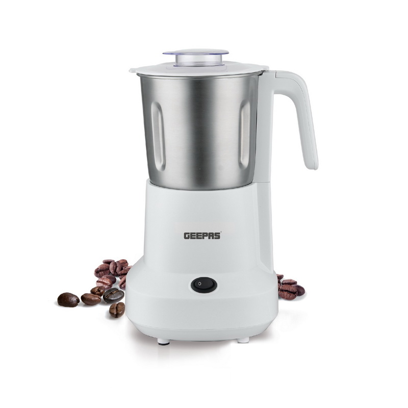 Coffee Grinder - 450W Electric Grinder | Separate Stainless Steel Blades for Coffee Beans, Spices & Dried Nuts Grinding | Detachable Bowl | Large Capacity Mill | 2 Year Warranty