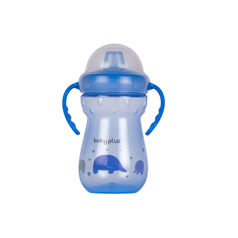 Babyplus 2Handle Cup with swivel lid 6 Month,swipey lid 300ml