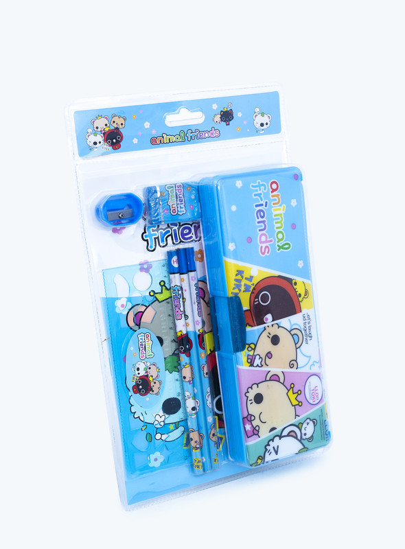 Day N Day-PENCIL BOX,3 PC PENCIL,MULTY FUNCTION SCALE,ERACER AND SHARPNER