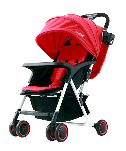Baby Plus Baby Stroller  Redblack 