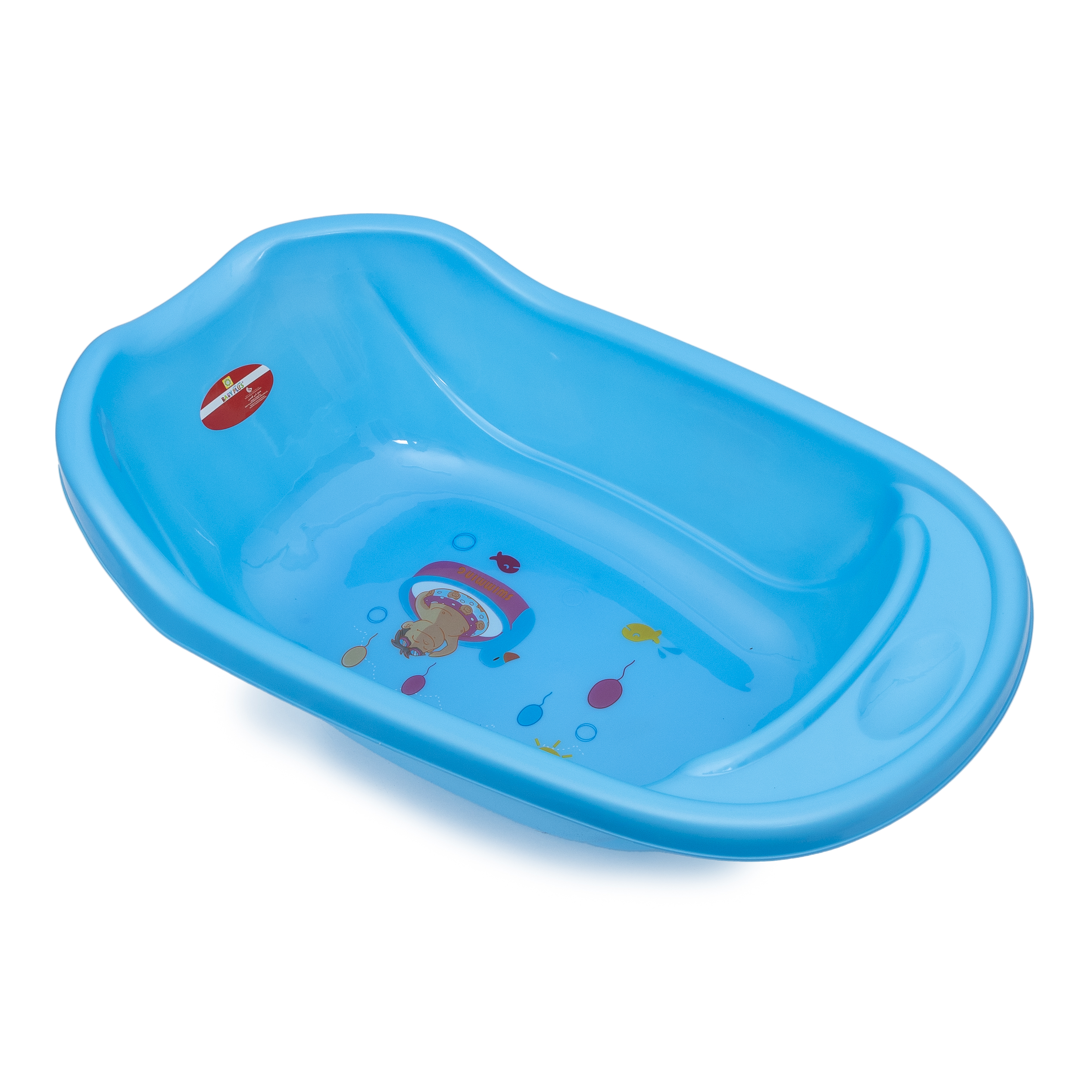 Baby Plus Portable Rectangular Duck Print Bathtub