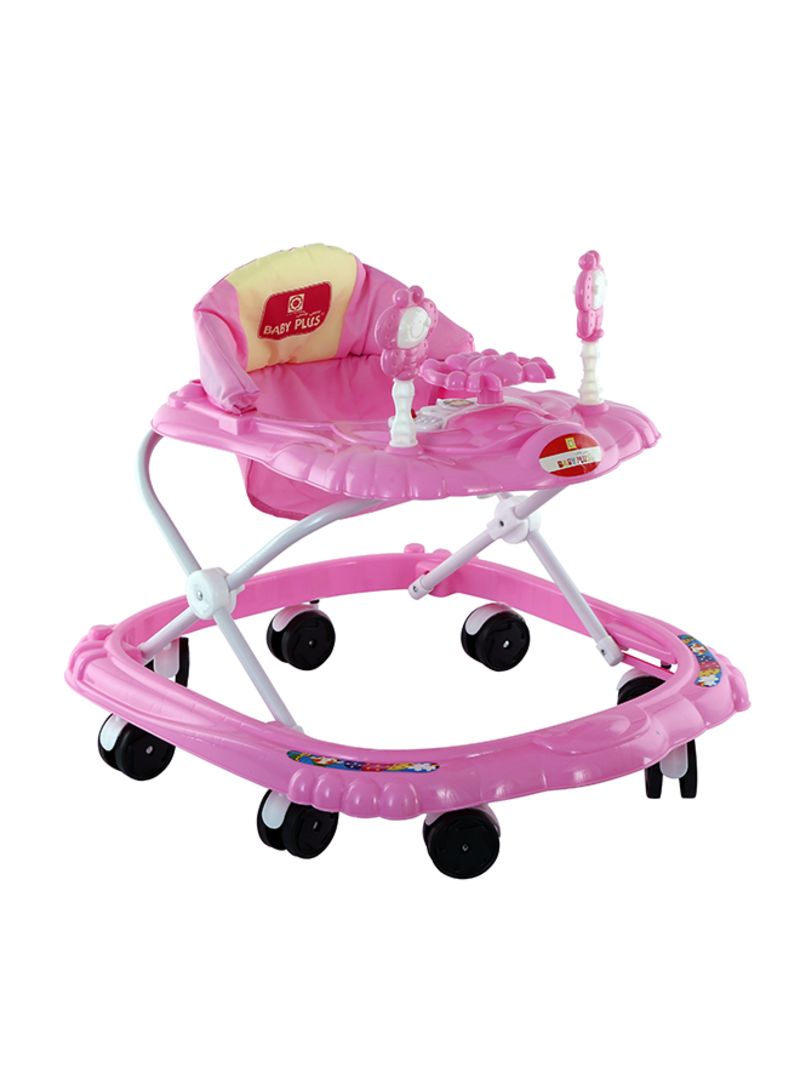 Baby Plus Collapsible Walker  Pinkwhiteblack 