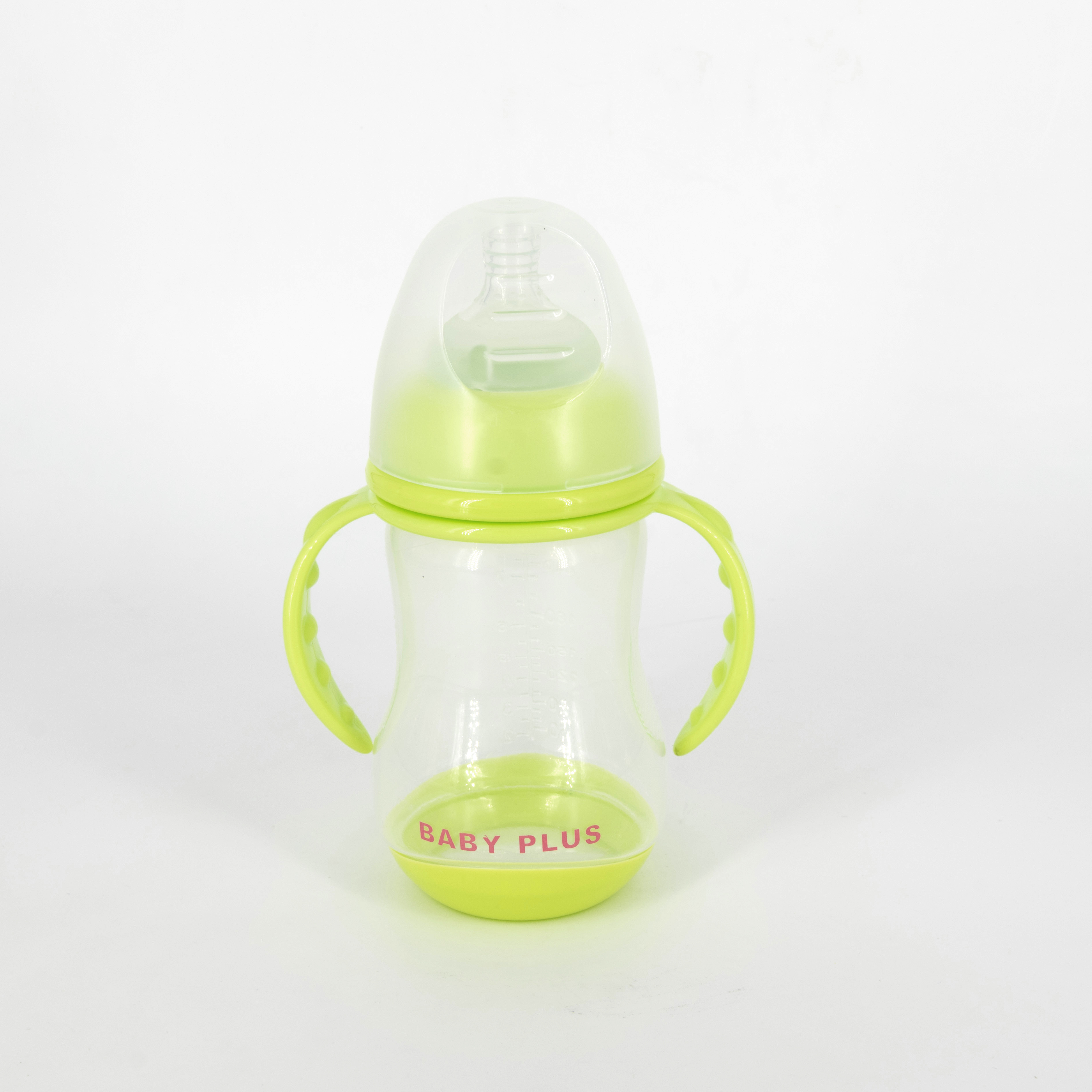 Baby Plus Wide Neck Standard 240Ml/8Oz Promotes Natural Hygienic Air System Feeding Bottle