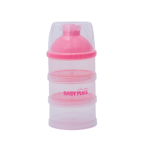 Baby Plus 3 Layers Transparent Travelling Milk Powder Container Set