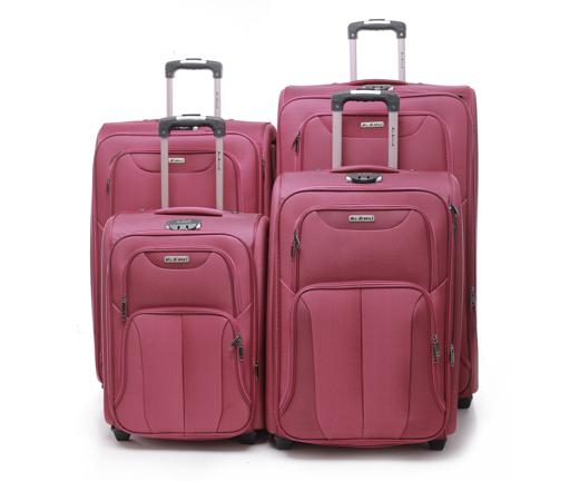 Abraj 4 Pieces Soft Trolley Luggage Bags Set
