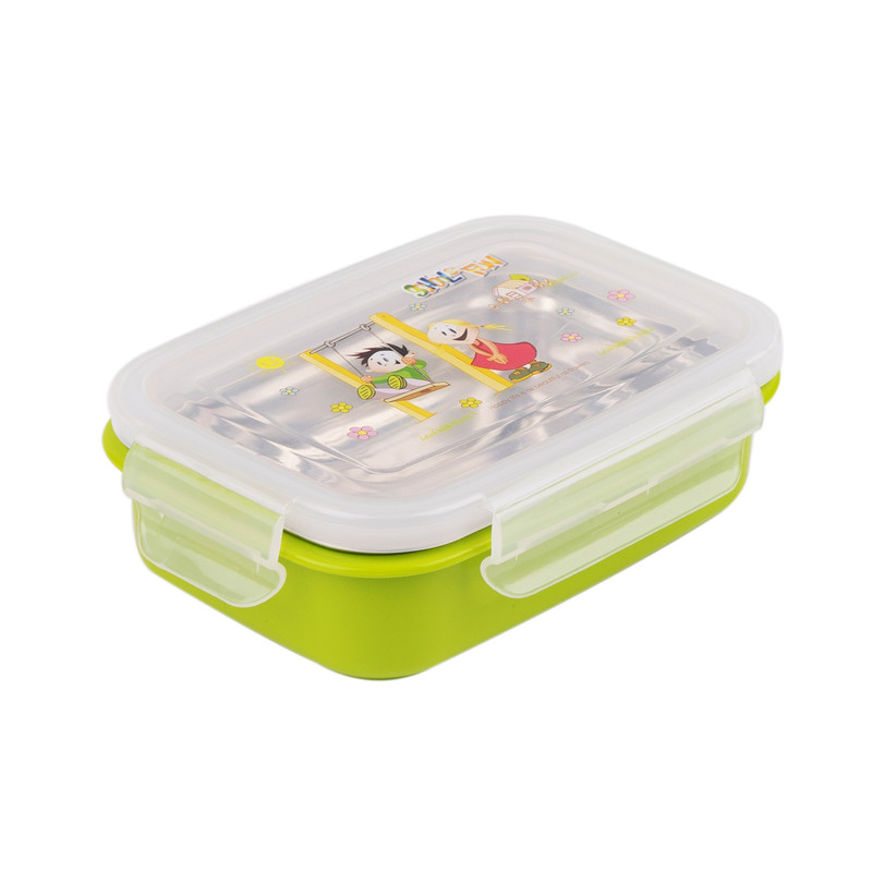 DAY N DAY Lunch Box/SET 1 ltr   GREEN  colour