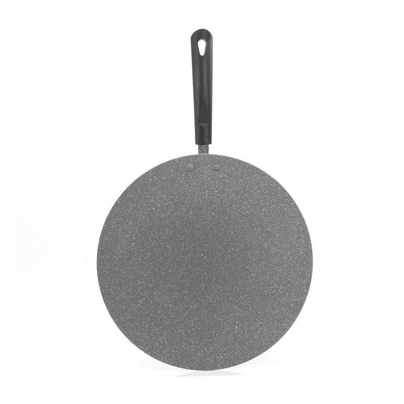 Royalford RF9507 Aluminium Round Tawa - Marble Coating Pan Suitable for Crepe Chapatti Pancakes Roti Dosa Flatbread or Naan Bread - 30 CM (12 inch) Diameter - 3 Layer Non-Stick Surface, PFOA, PTFE Fre