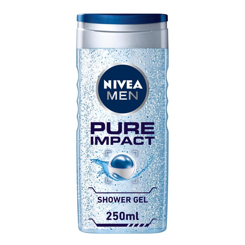 Nivea Shower Pure Impact for Men 250Ml