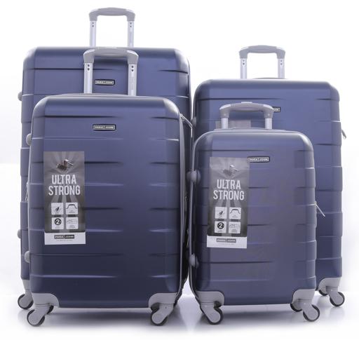 Parajohn PJTR4025 4 Pcs Zin Trolley Luggage Set, Blue