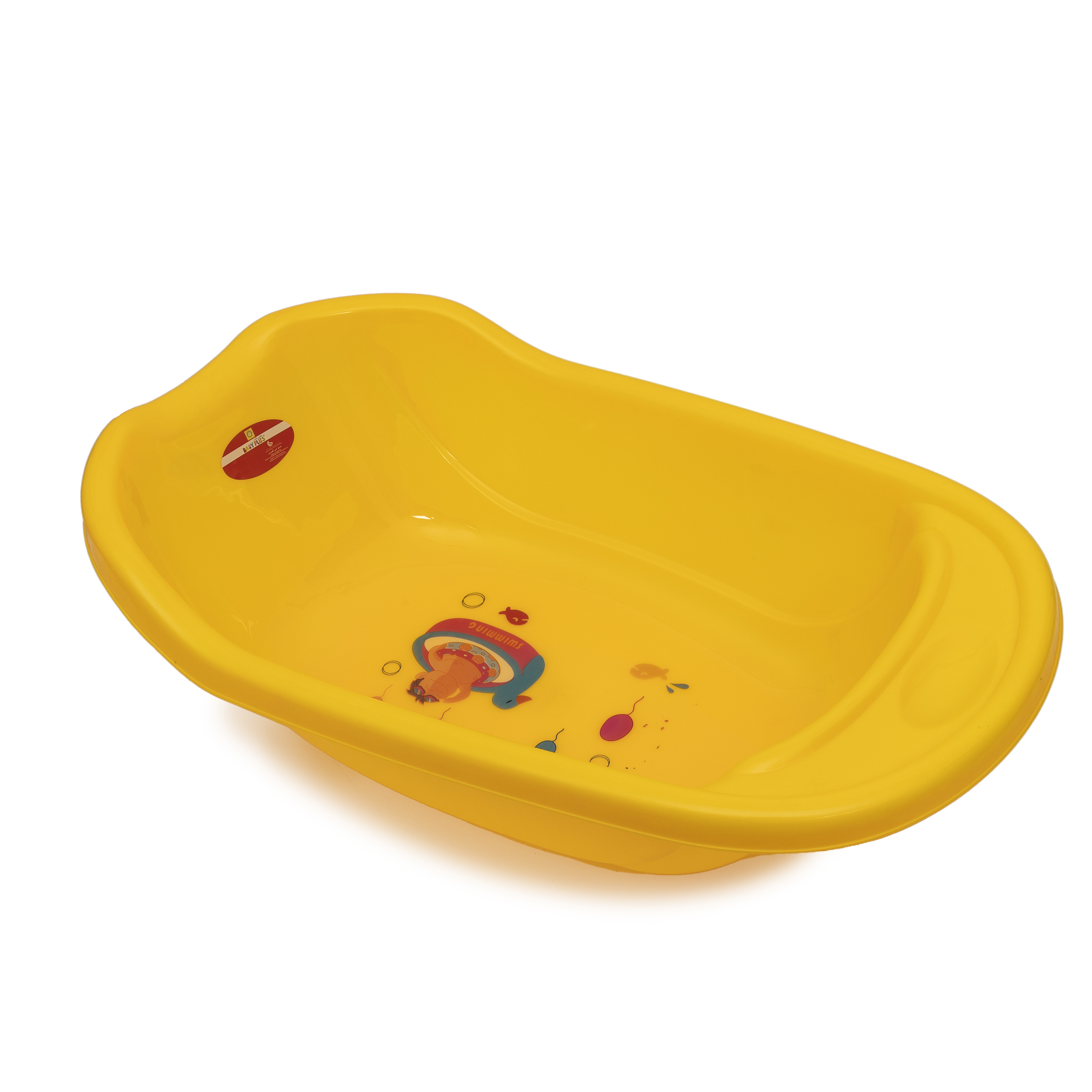 Baby Plus Portable Rectangular Duck Print Bathtub