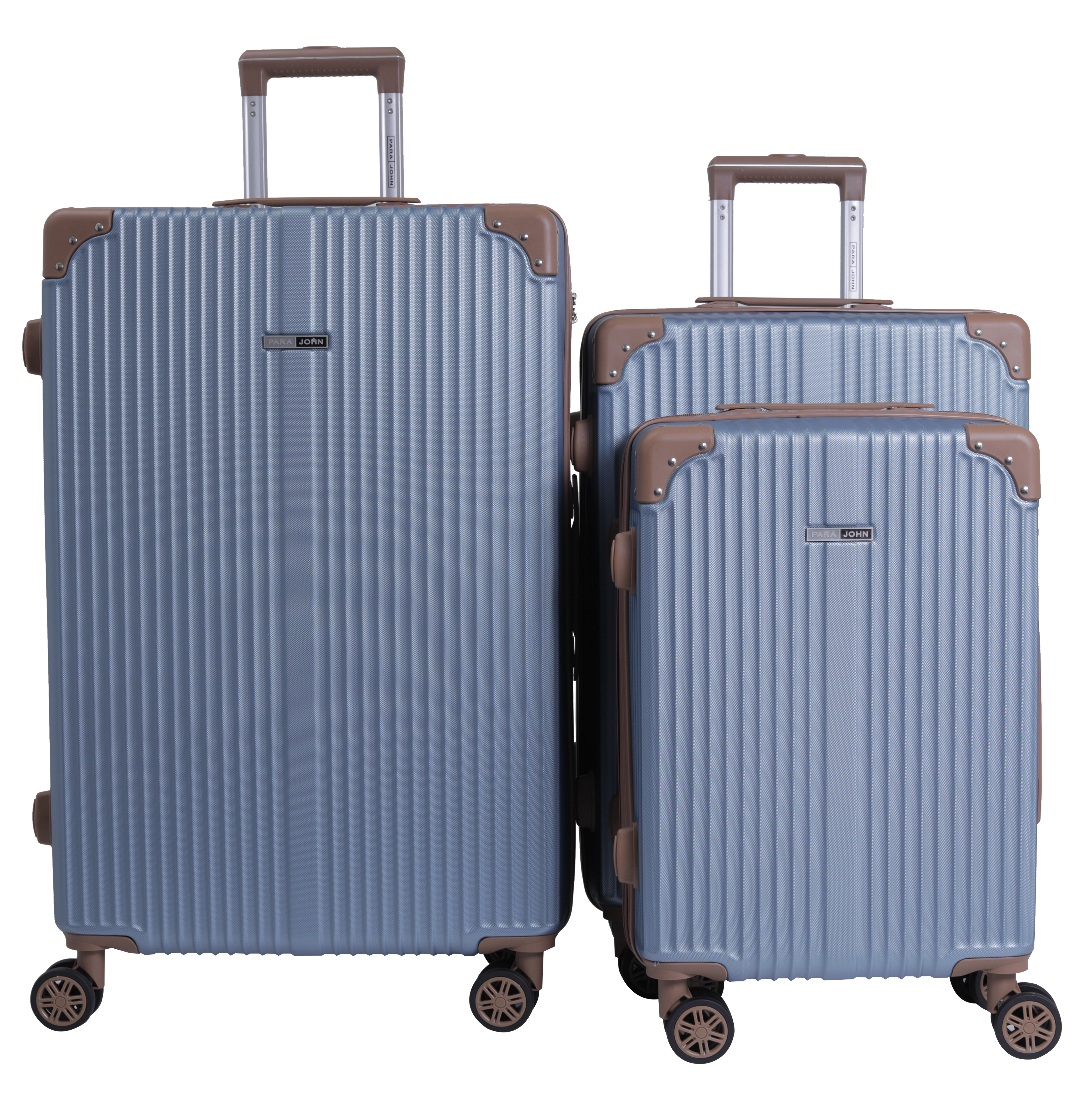 Parajohn Travel Luggage Suitcase Set of 3 - Trolley Bag, Carry On Hand Cabin Luggage Bag - Lightweight Travel Bags with 360 Durable 4 Spinner Wheels - Hard Shell Luggage Spinner - (20'', ,24'', 28'')B