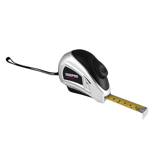 7.5M, 25mm Measuring Tape | Pocket Tape with ABS Construction Plastic Shell |Rubber Coating makes it Resistant to Abrasion | +-0.2mm Accuracy | British & Metric Graduation