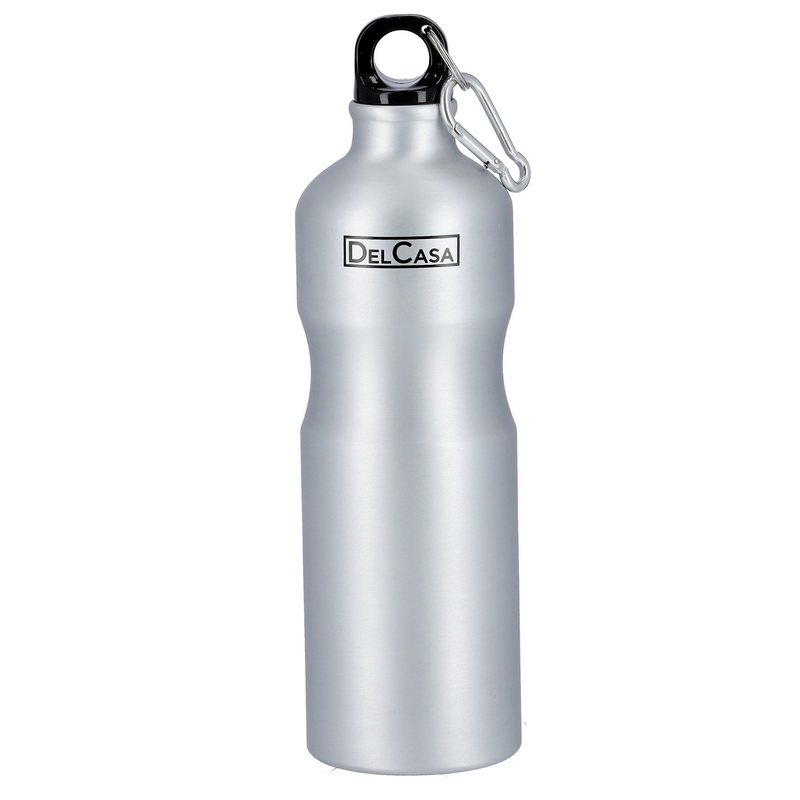 750ML Aluminum Lily Water Bottle 750ML - Standard Cap with Carabiner - Durable & Leak-Proof - Unique, Easy to Carry