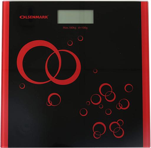 Digital Personal Scale - Tempered Glass Platform - 180Kg Capacity - LCD Display - Auto Zero Resetting & Auto Power Off - Low Power & Over-Load Indicator