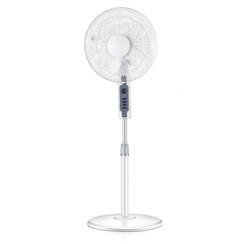 16" Stand Fan with Remote Control - 3 Speed, 5 Leaf Blade, Adjustable Height, 60 Minute Timer, Wide Oscillation | Safety Metal Grill | Ideal for Home Office Restaurants & More |2 Years Warranty