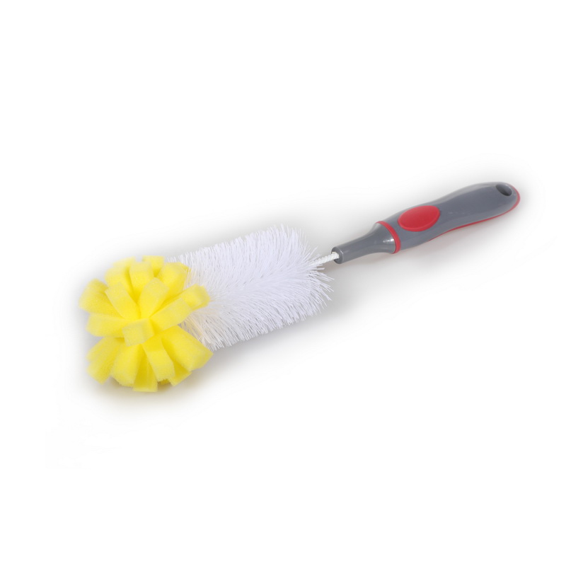 Delcasa Long Bottle Cleaning Brush - Long Handle with Fine Bristles | Bottle Cleaning Brush Glass & Bottle | Plastic Cleaning Brush | Water Bottle Cleaner Tool | Nylon Brush