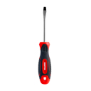 Precision Screwdriver - Slotted Screwdriver with Soft Grip Rubber Insulated Ergonomic Handle - CR-V Build, Magnetic Tip and Hanging Hole for Easy Carry - Bicolored Red/Black - (SL 5x75mm)