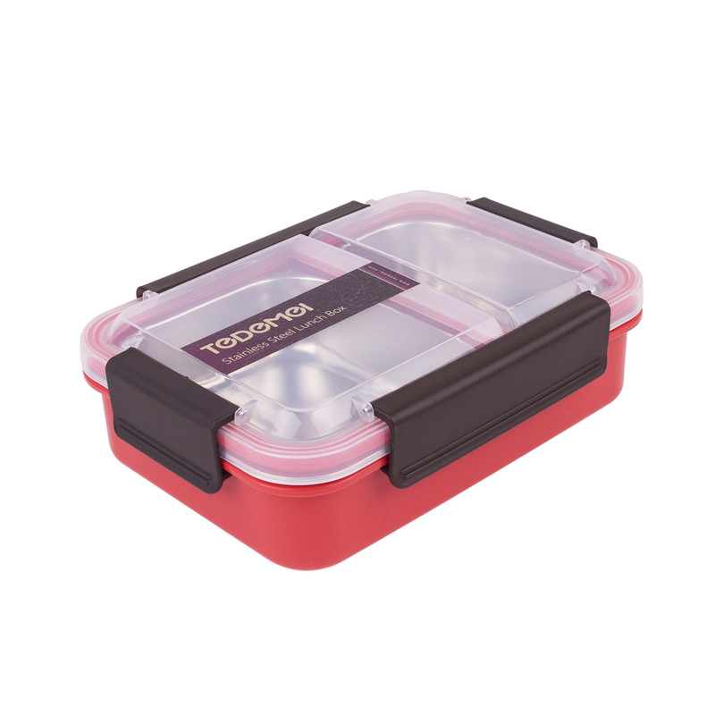 DAY N DAY Lunch Box/SET 1 ltr   PINK  colour