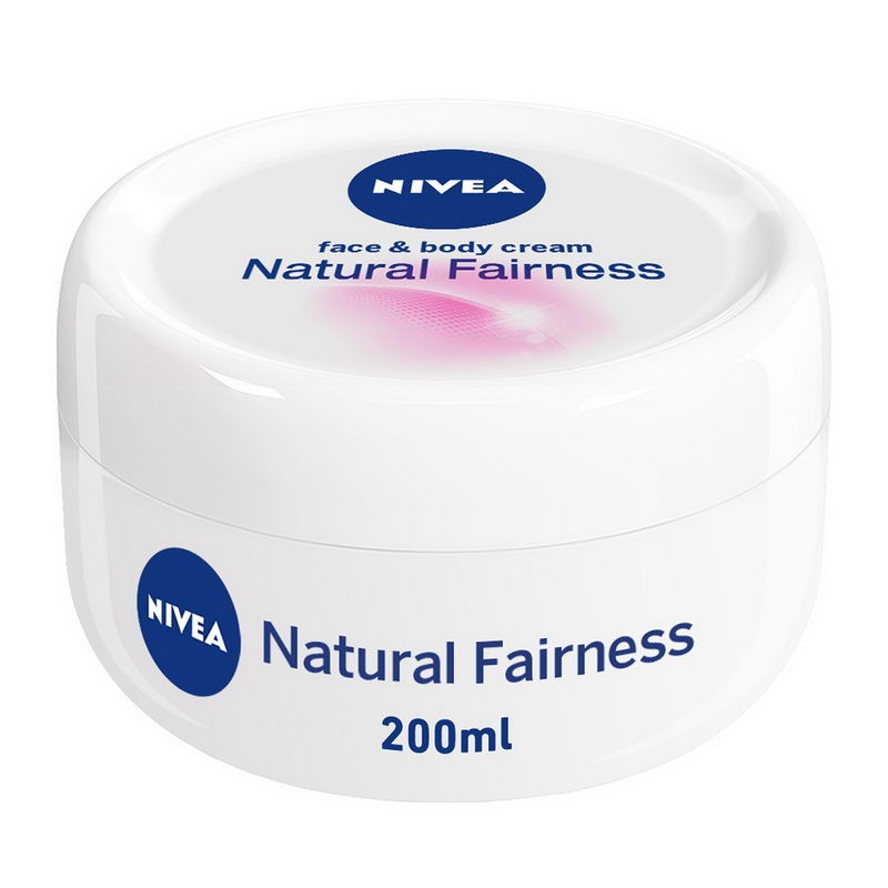 Nivea Natural Fairness Body Cream Even Tone Complex And Vitamin C All Skin Types Jar 200ml