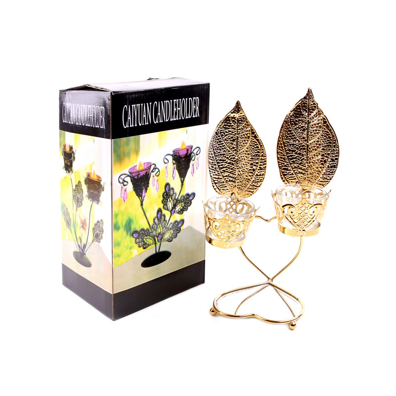 Day n day Decorative golden  candle holder