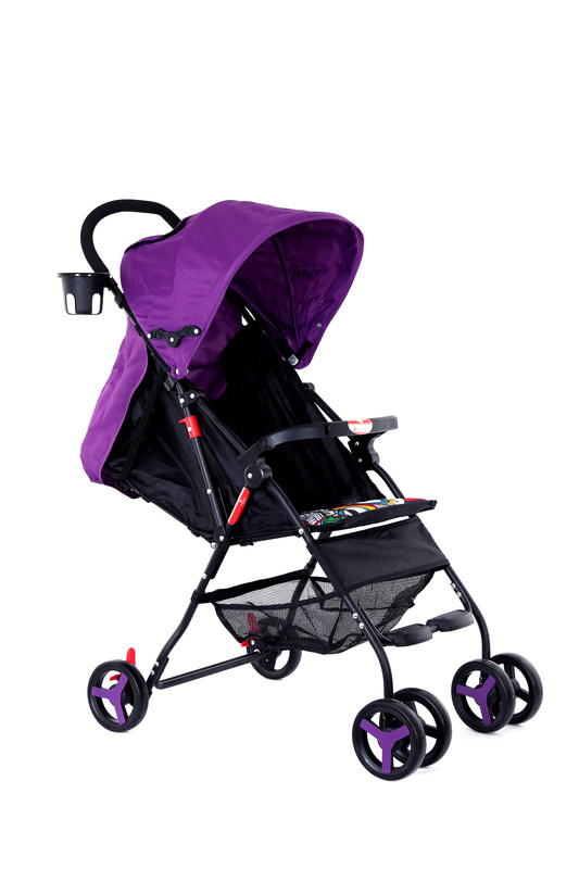 Baby Plus Bp8310 Purple Stroller Cum Pram, 0-36 M