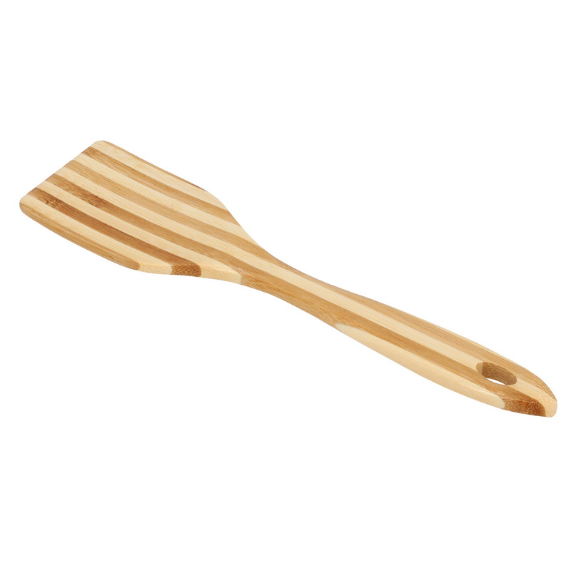 Bamboo Flat Turner - Heat Resistant Grip Turner, Bamboo, Cooking and Baking Equipment | Dishwasher Safe