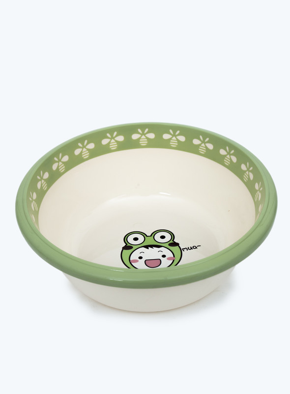 DAY N DAY  PLASTIC BASINOLIVE GREEN37*14*37plastic10liter