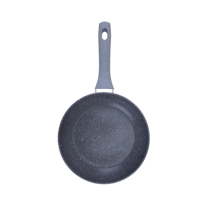 Royalford RF9464 Smart Fry Pan with Durable Marble Coating - High-Quality Forged Aluminium Construction, Non-Stick Pan for Gas, Induction & Ceramic Hobs - 3.8MM Induction Bottom - (26x5) cm