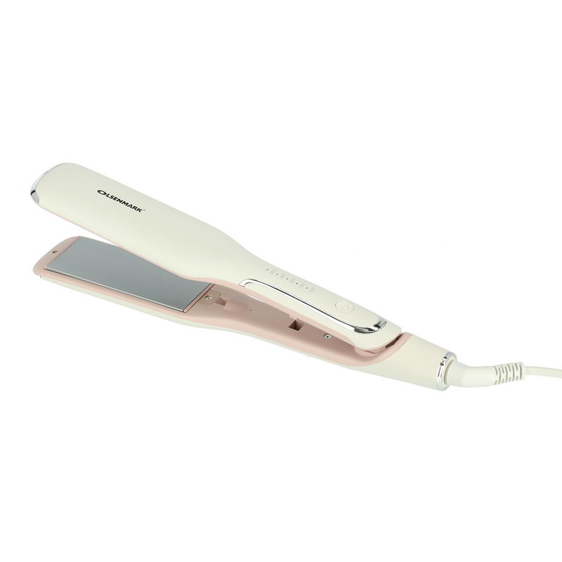 Hair Straightener -Ceramic Coating - Adjustable Temperature 120 - 200C, 50W - 360 Swivel Cord - Wider, Floating Plates