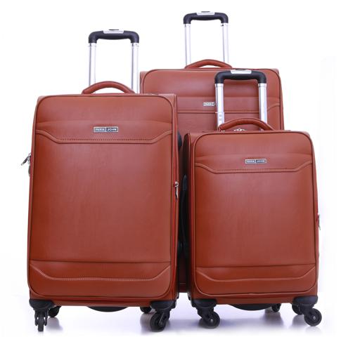 Parajohn PJTR3022 Buffalos 3 Pcs Trolley Luggage Set, Orange