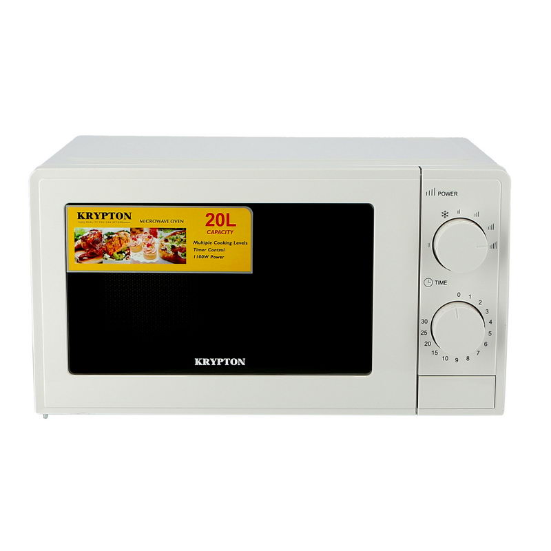 700W Microwave Oven, 20L with 5 Power Levels and 30 Minute Timer, 20 Liter Capacity