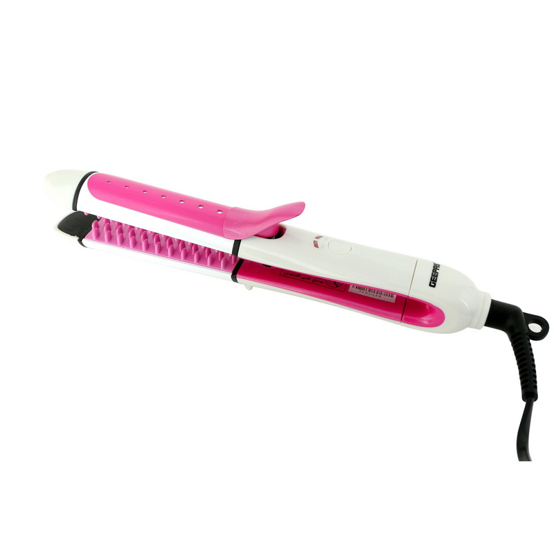 Hair Curler with Ceramic Plate - On/OFF Temperature Control With LED, Quick Heating, Professional Hair Curling Iron | Hair Curling Iron of ABS Plastic | 2 Years Warranty