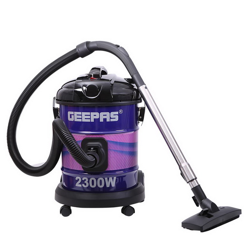 Geepas 2300W 2-in-1 Blow and Dry Vacuum Cleaner - Portable Powerful Copper Motor | Comfortable Handle with Adjustable Suction Power | 21L Capacity - Dust Full Indicator - 2-Year Warranty