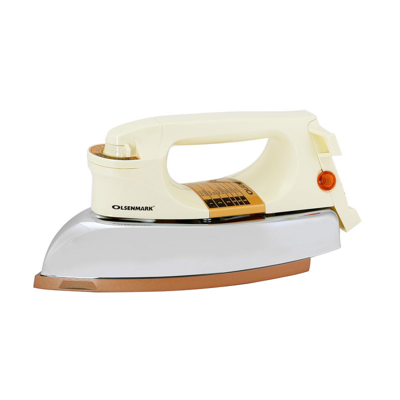 Automatic Dry Iron - - Non-Stick Golden Teflon Plate - Heavy Weight - Auto Cut-off & Overheat Protection - Adjustable Temperature