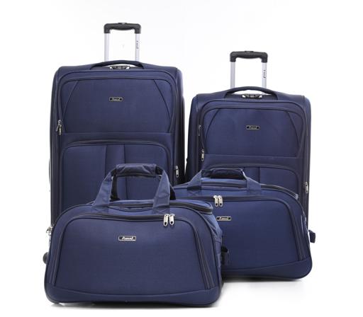 Abraj 4 Pieces Soft Trolley & Duffle Bags Set