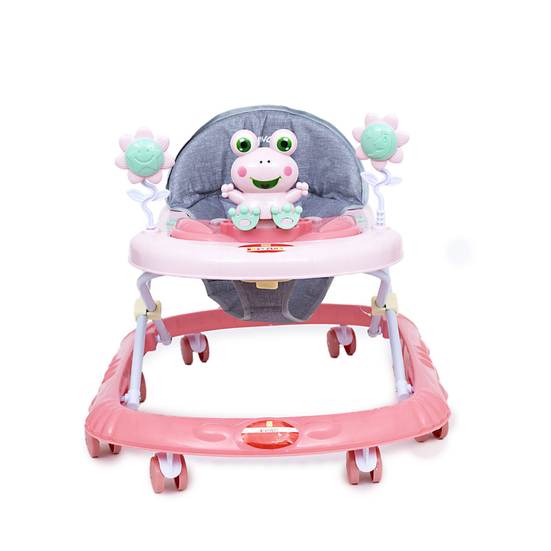 Baby Plus Foldable And Multifunctional Walker pink for baby Girl