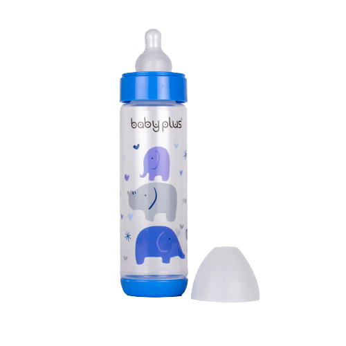 Babyplus Feeding Bottle with silicon teeth 250ml8 oz for Baby Boy