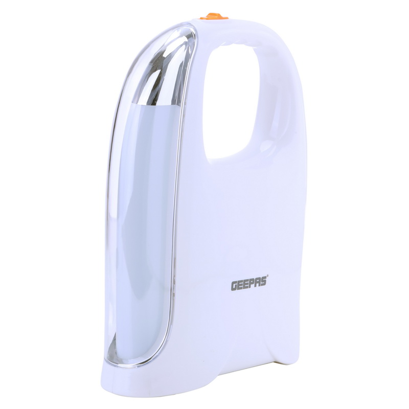 Geepas GE5596 Rechargeable LED Lantern | Emergency Lantern with Portable Handle | 40 Mega Luminous Hi-Power LEDs, 12 Hours Working | AC/DC/Solar Inputs | Very Suitable for Power Outages - 2 Years Warr