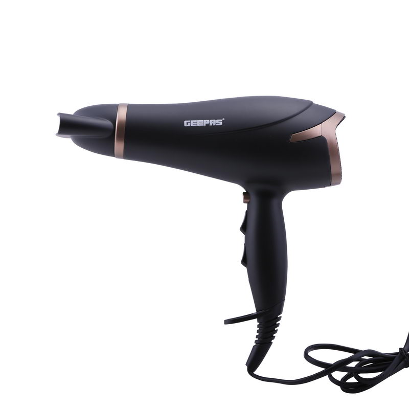 Geepas GH8643 2200W Powerful Hair Dryer | 2-Speed & 3 Temperature Settings | Salon Quality with Cool Shot Function For Frizz Free Shine | Portable Elegant Concentrator, Detachable Cap- 2 Years Warrant