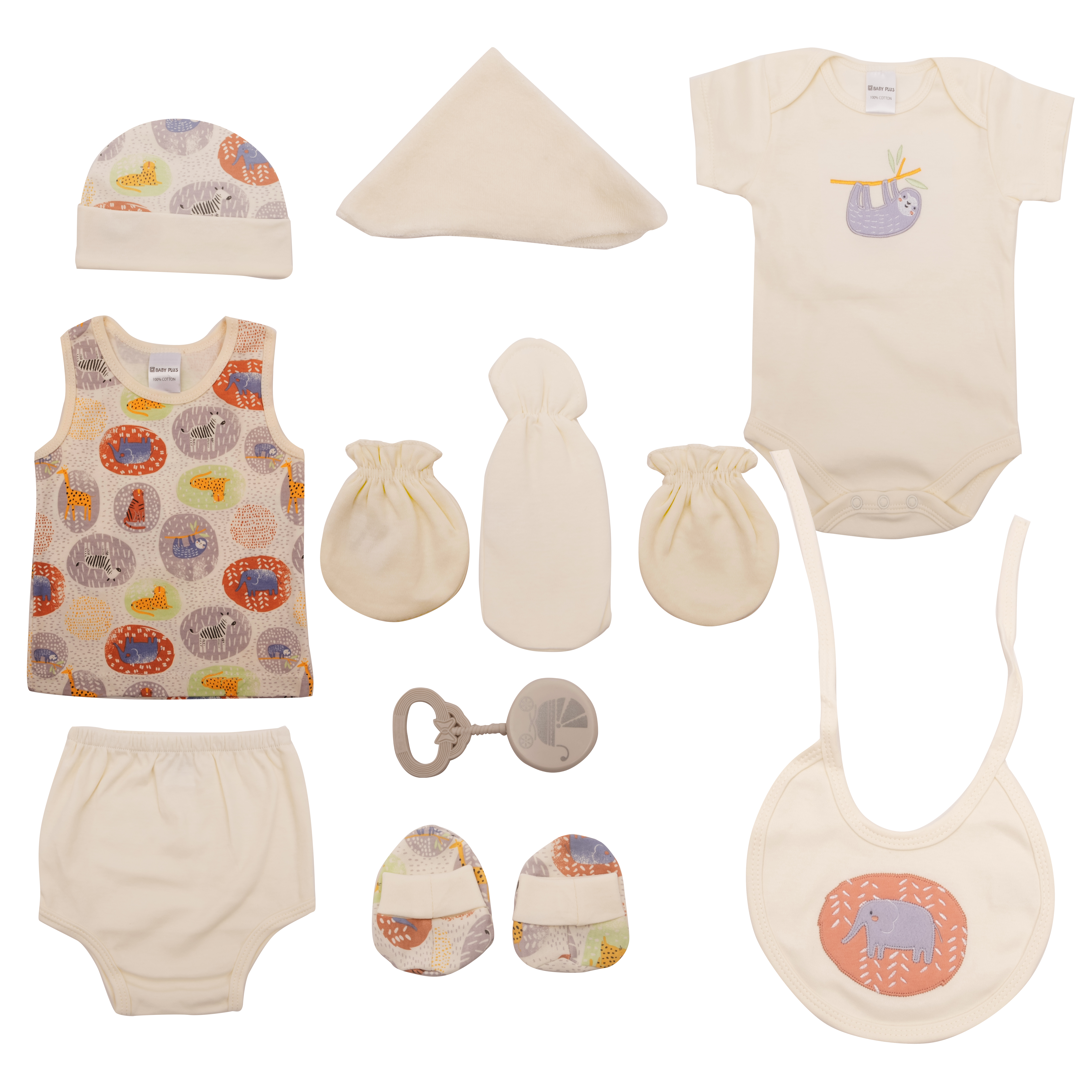 Baby Plus  12Piece Baby Gift Set