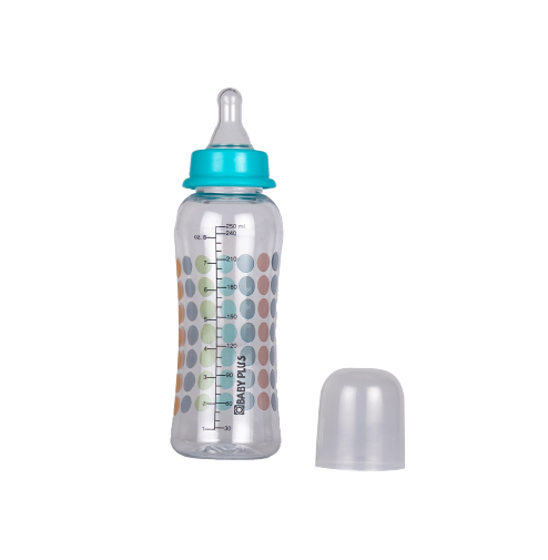 Babyplus Feeding Bottle with silicon teeth 250ml8 oz for Baby Girl